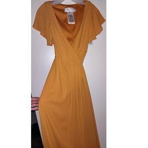 Marigold Wrap Dress